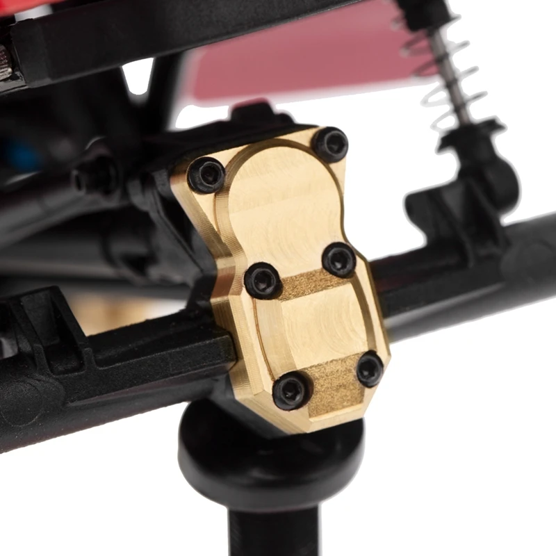 

Brass Heavy Duty Differential Cover Bridge Axle Cover Upgrade Parts for 1/24 RC Crawler Axial SCX24 90081 Accessories