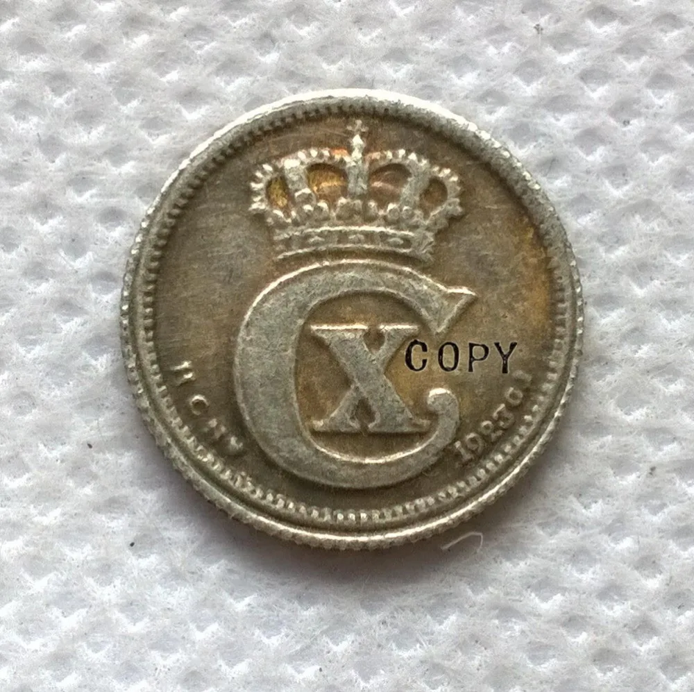 Дания 10 руд 1923 копия-копия монет медаль памятные монеты |