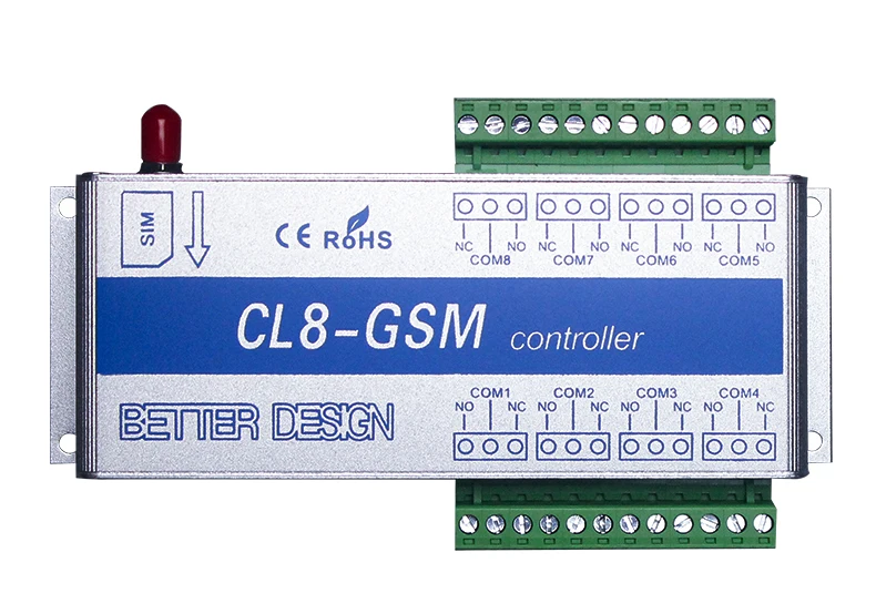 8ch 8 relay gsm call remote controller barrier gate opener switch for home appliance water pump motor rolling door | Безопасность и