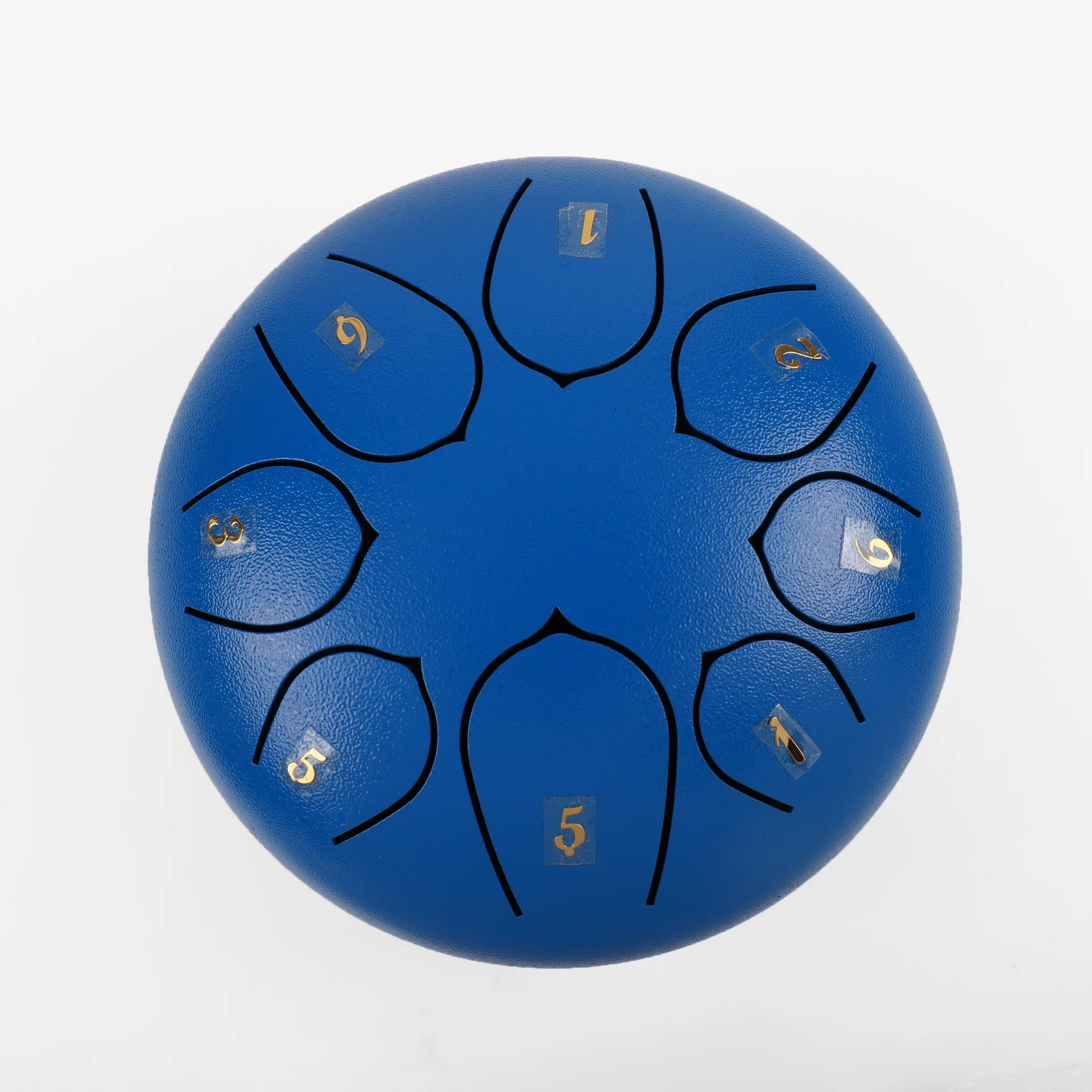 

Язычковый барабан 6-дюймовый стальной 8-нотный этерический ручной барабан с 2 барабанными палочками сумка для хранения барабанных палочек и...