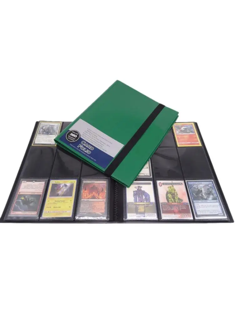Карманный держатель для карт вместимостью 360 альбомы бандажей MTG Magic Yugioh Прямая
