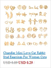 Chandler Hot 316L Stainless Steel Mickey Earrings For Children Kids Mouse Jewelry Cute Lovely Animal Black Rose Color Bronics