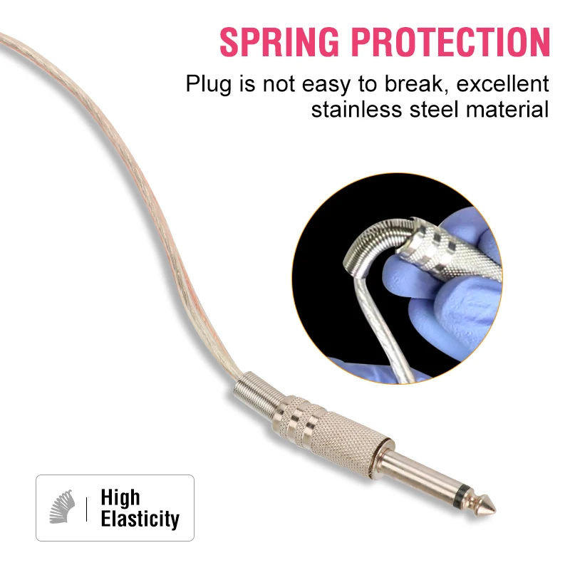 

Tattoo Hook Cable Power Supply Accessories Connect Machine Cable Clip cord Hook Line Para Maquina Professional tattoo supplies