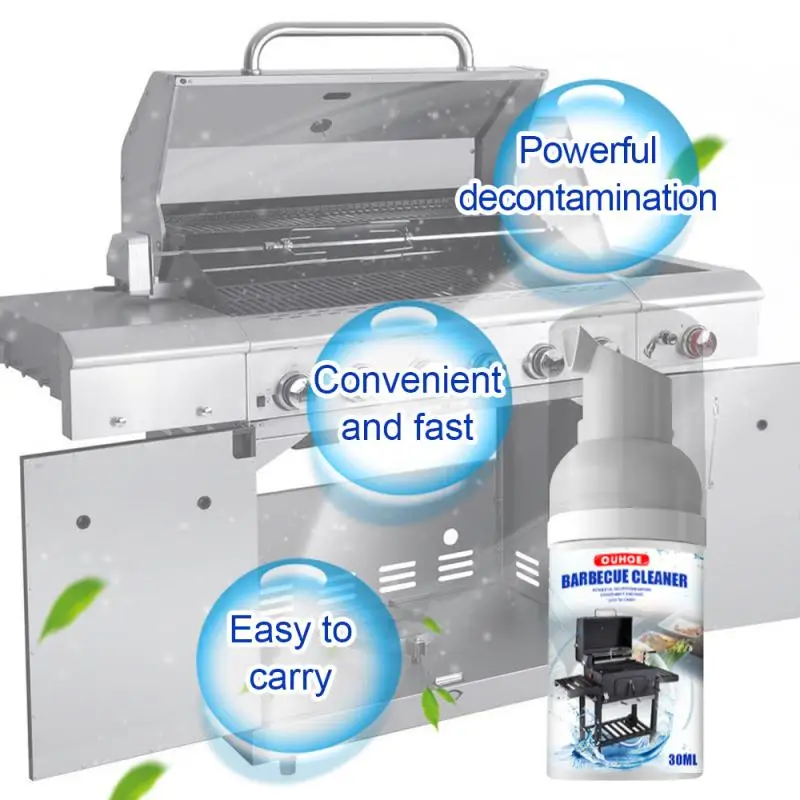 

Powerful Stains Removal Multipurpose Cooktops Foam Spray Cleaning Agent Heavy Oil Strong Decontamination For BBQ