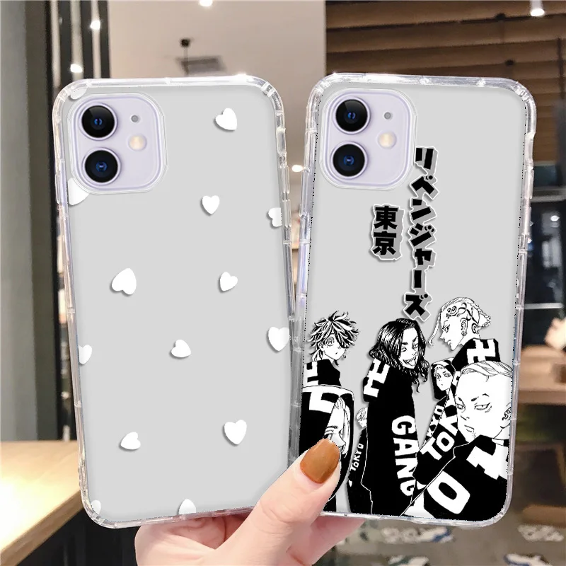 Чехол для телефона iPhone 13 Pro Max прозрачный силиконовый чехол 11 12 XR X XS 6 S 7 8 Plus SE 2020