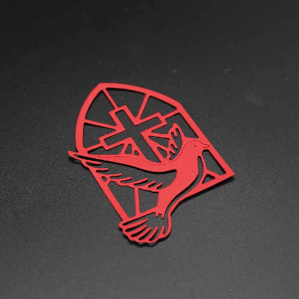 Голубь Трафаретный вырубной штамп металла подоконник поперечная рама трафарет