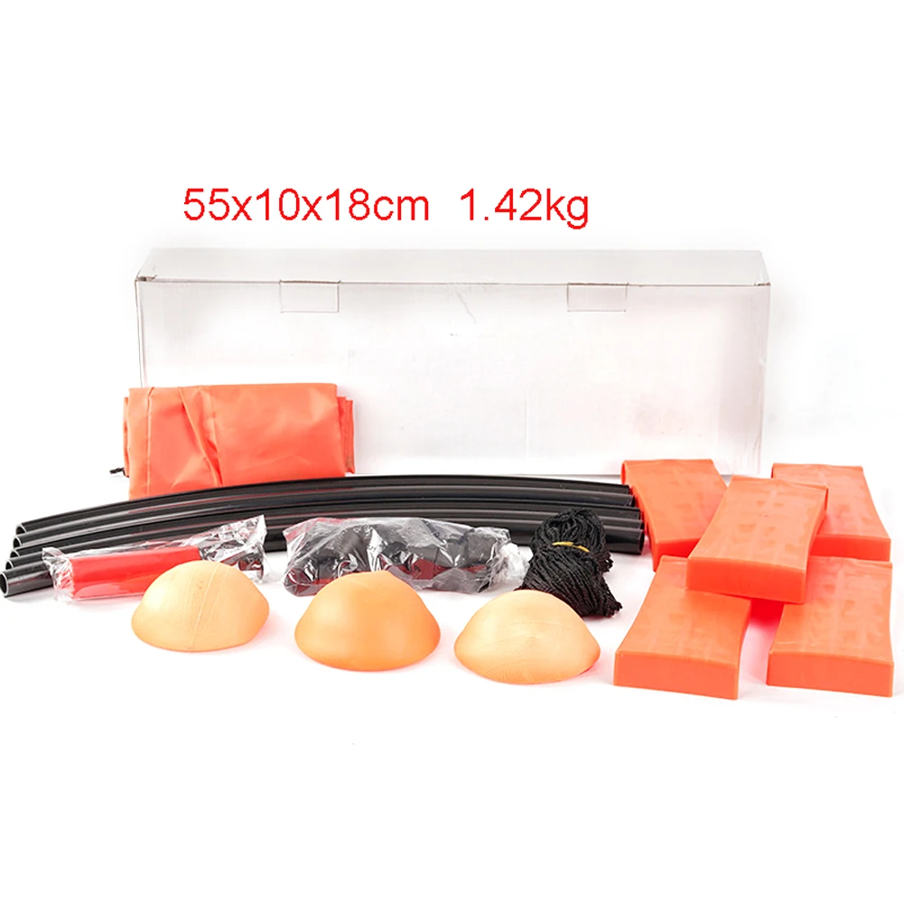 

Mini Beach Volleyball Spike Ball Game Set Outdoor Team Sports Spikeball Lawn Fitness Equipment With 3/4 Balls Volleyball Net