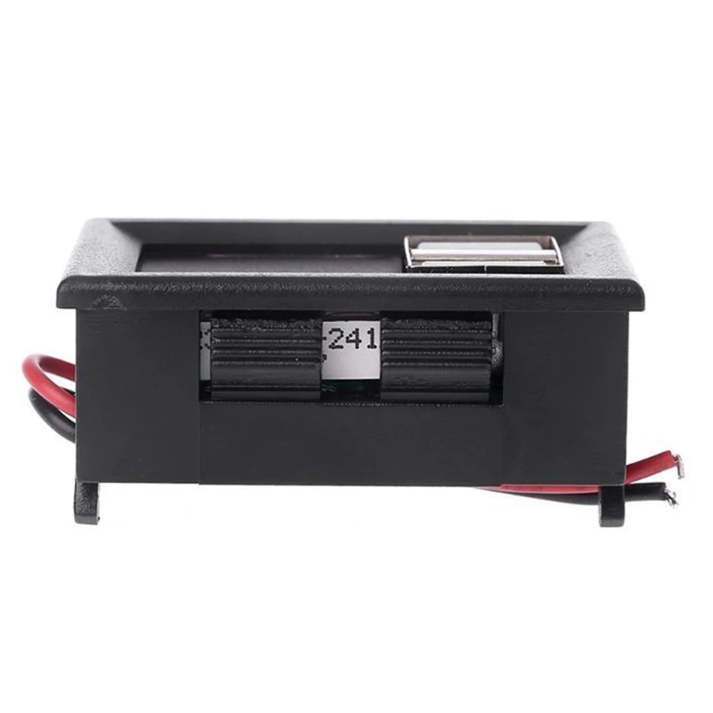 Автомобильный вольтметр 12 В двойной USB долговечный для зарядки телефона