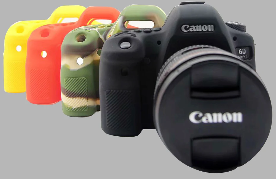 CAENBOO для Canon EOS 6D Mark II сумка для камеры Мягкий силиконовый резиновый защитный чехол для корпуса чехол для Canon EOS 6D Mark2 сумка