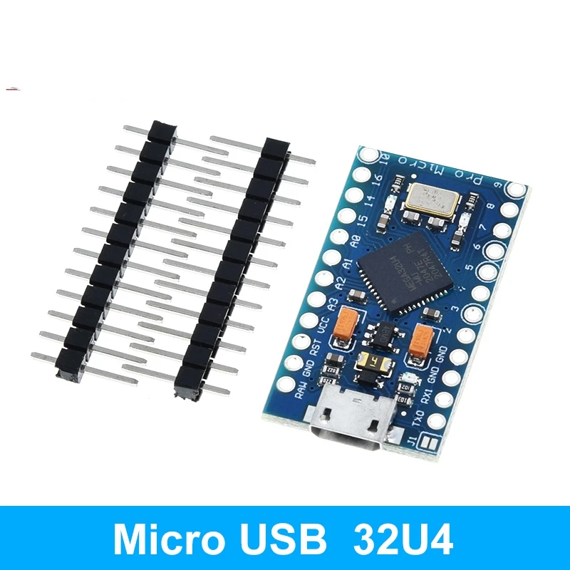 Сменный ATmega32U4 Pro Micro 5 в 16 МГц для Arduino Mini с 2-рядным штырьковым разъемом Leonardo
