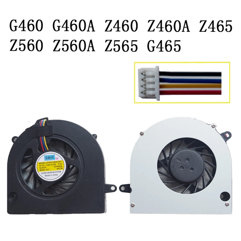 Новый вентилятор охлаждения процессора ноутбука Lenovo G460 G460A Z460 Z460A Z465 Z560 Z560A Z565 G465