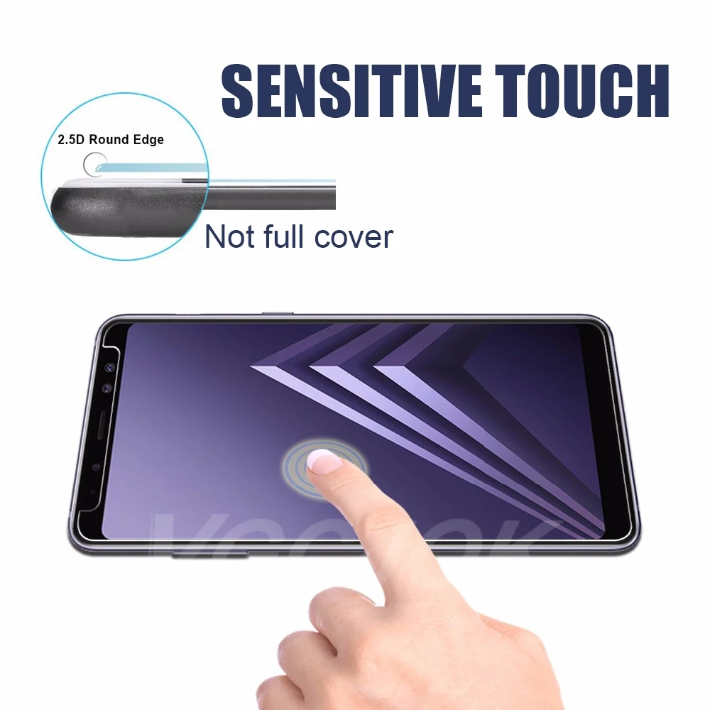 9D Protection Glass For Samsung Galaxy A6 A8 J4 J6 Plus 2018 J2 J8 A7 A9 2018 Tempered Screen Protector Safety Glass Film Case images - 6