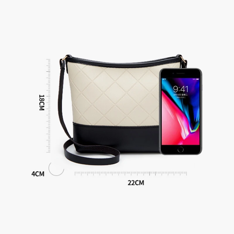 Crossbody Bags For Women Fashion Women's Rhombic One-shoulder Bucket Bag Mobile Phone Bag Purse Women Messenger Bags Bolsas