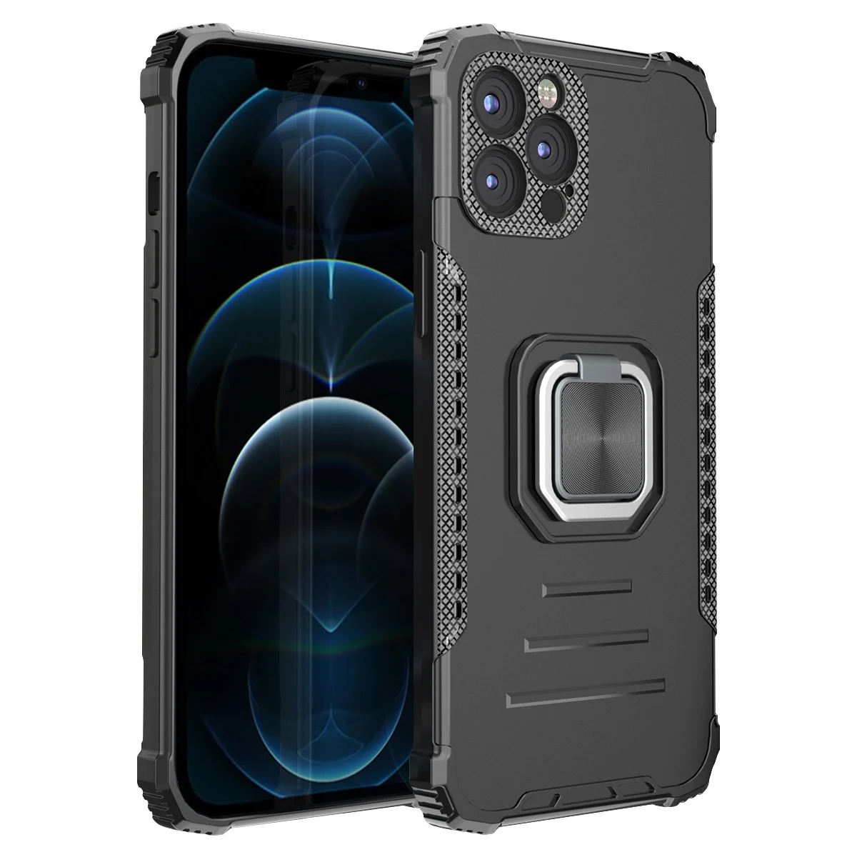 

Phone Case For Huawei P Smart 2021 Y8S Y8P Y9A Y7A Y6P Nova 7i P40 Lite 4G E Y7P Y9S Armor With Ring Magnetic Bracket Back Cover