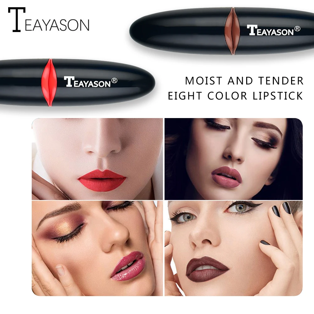 8 цветов водостойкая матовая бархатная помада для губ сексуальные