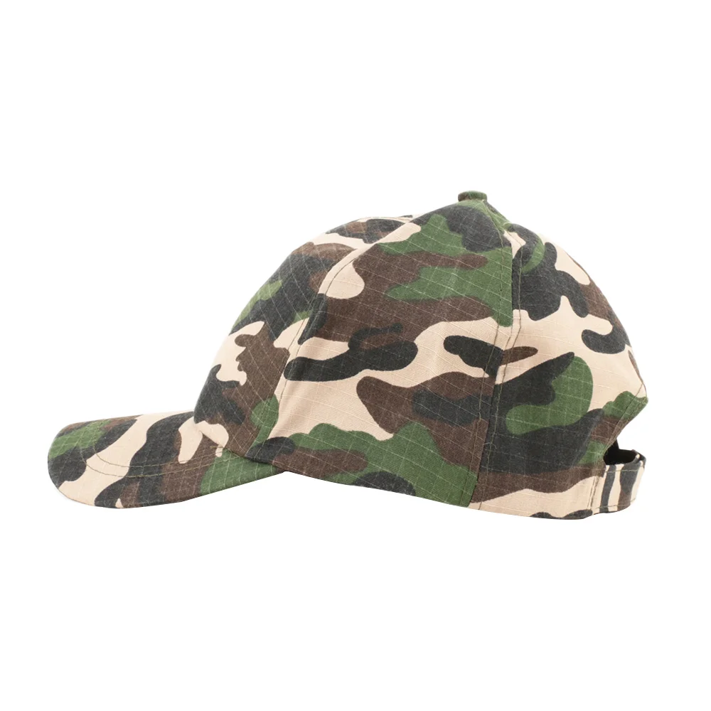 1Pcs Camouflage Baseball Cap Hip Hop Camo Hats For Unisex Army Military Training | Спорт и развлечения