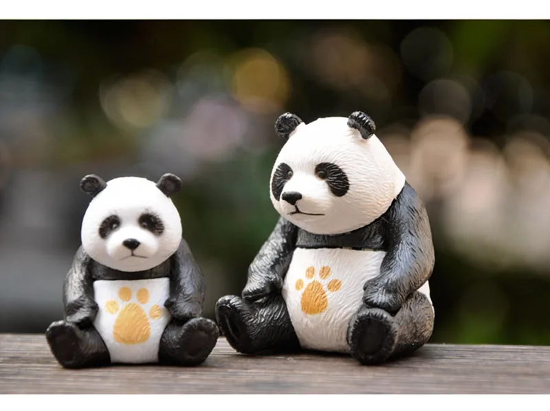 4 шт./лот честная Милая панда кукла разной формы имитация кекса фигурка животного