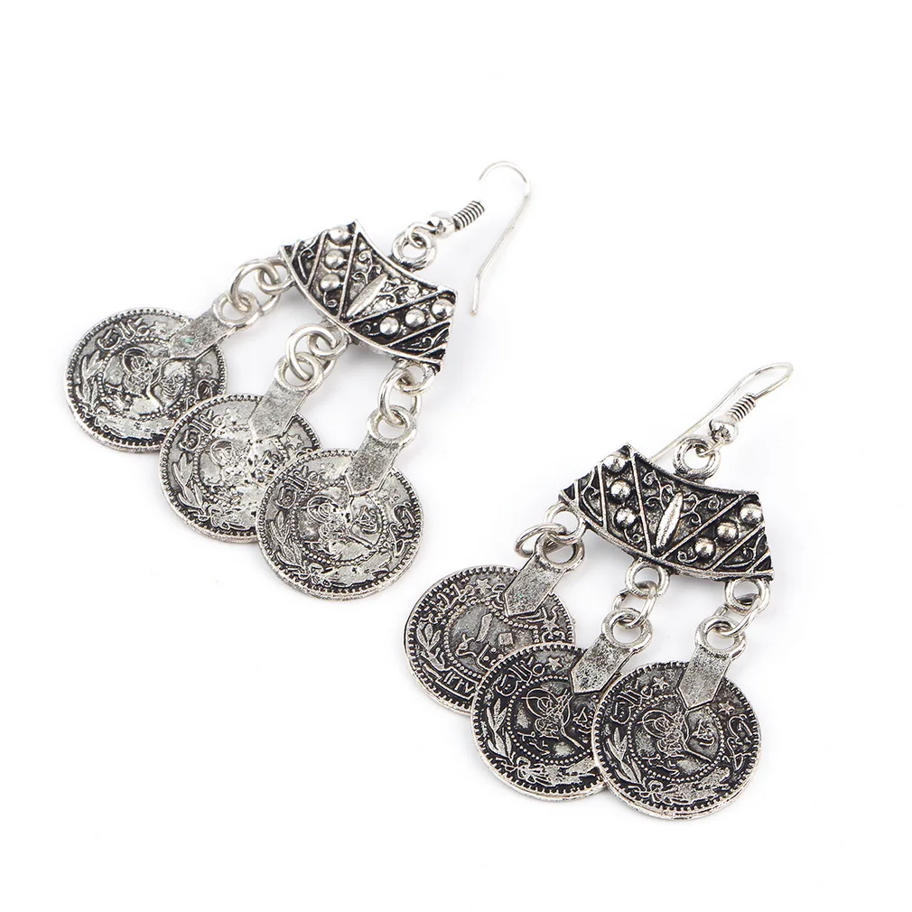 Панк стиль толстый богемный Луна ребенок турецкий Серебряный анталийский