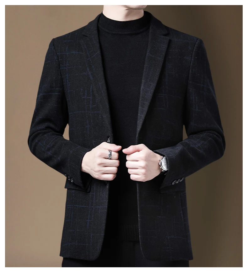 

Slim Fit Casual Men Blazer Sport Set Men Korean Style Latest Design Casual Men Formal Jacket Terno Masculino Coat Men Eg50jk