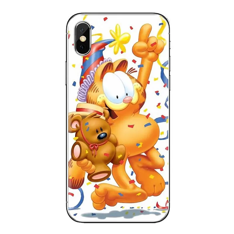 For Huawei G7 G8 P7 P8 P9 P10 P20 P30 Lite Mini Pro P Smart Plus 2017 2018 2019 Phone Skin Cover Take a BERRY Break Garfield Cat |
