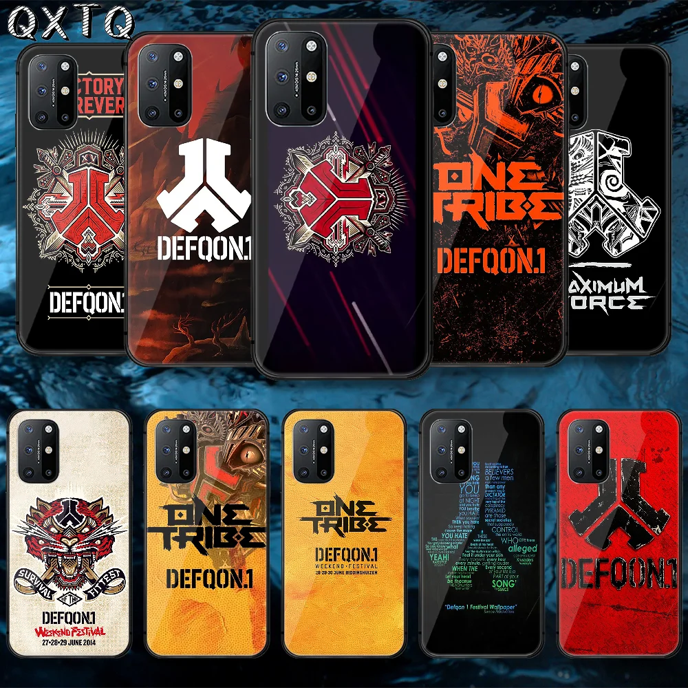 

Music Festival Defqon 1 Tempered Glass Mobile Phone Bag Case Cover For Oneplus Oppo Realme Find X2 3 6 7 8 9 T Pro Nord Gt Neo