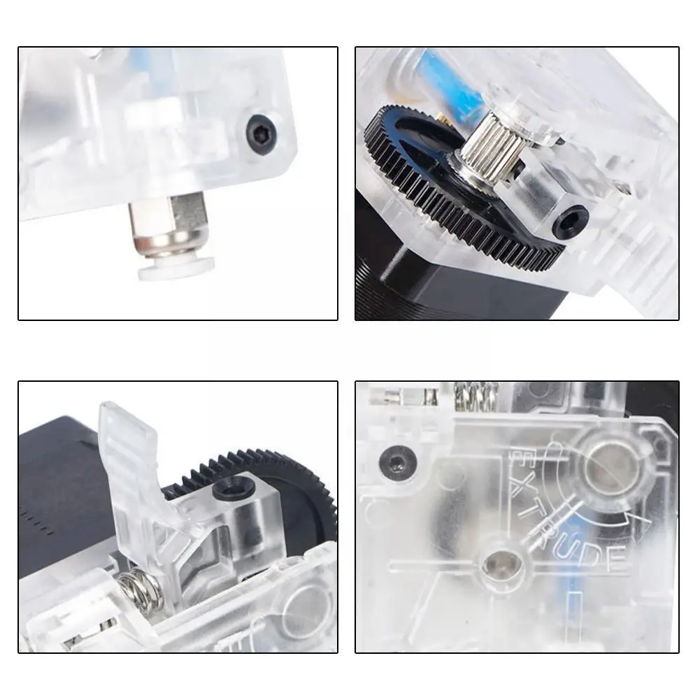 

3d Printer Parts For Extruder With Transperant Shells Clear Cover For V6 ​1.75mm Version J1g9