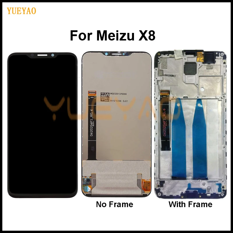 ЖК-дисплей X8 для Meizu M852H сенсорный экран с рамкой и дигитайзером X 8 - купить по