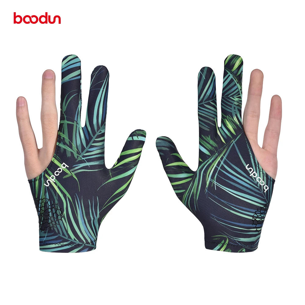 

Boodun1153Three-finger Нескользящие дышащие высокоэластичные разноцветные снукеры для бильярда, аксессуары для бассейна