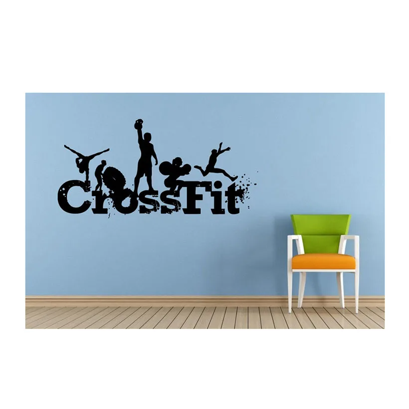 Виниловая наклейка для фитнеса тренажерного зала и тяжелой атлетики