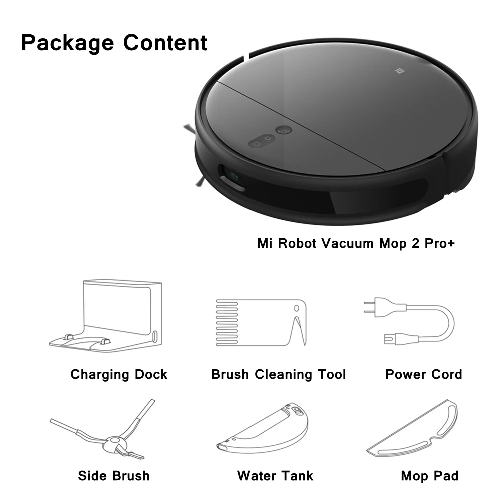 2021 Xiaomi Sweepping моющий робот пылесос 2 Pro + 3000Pa цикло 3D взьем 5200 мА/ч удаленное