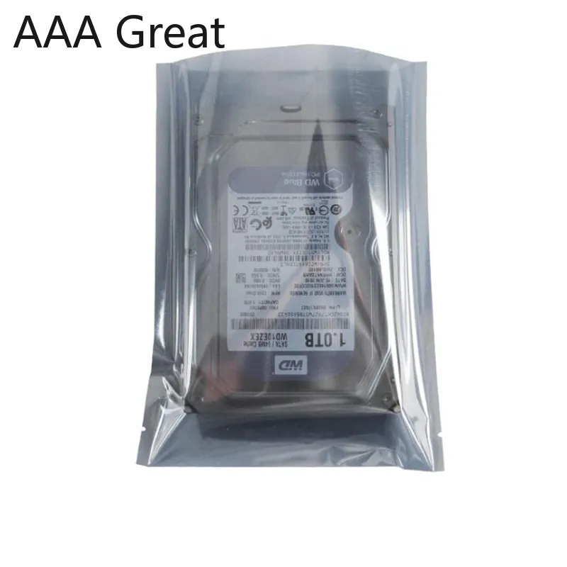 

100pcs/Lot Open Top Anti-static Bags Gray Transparent Antistatic Package Bags for Electronic Accessories Shield Bag Pouches New