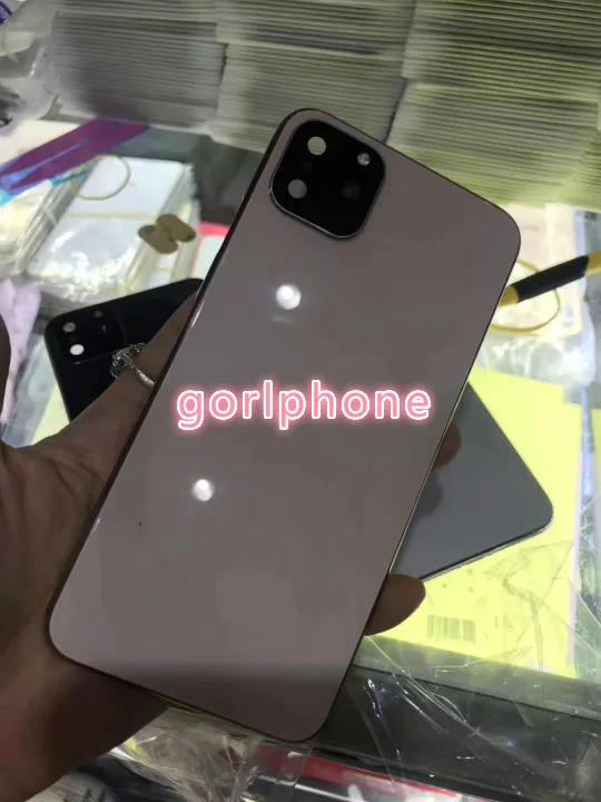Отличное качество 24k зеркало золотое шасси задняя дверь для телефона X xs max 11 pro