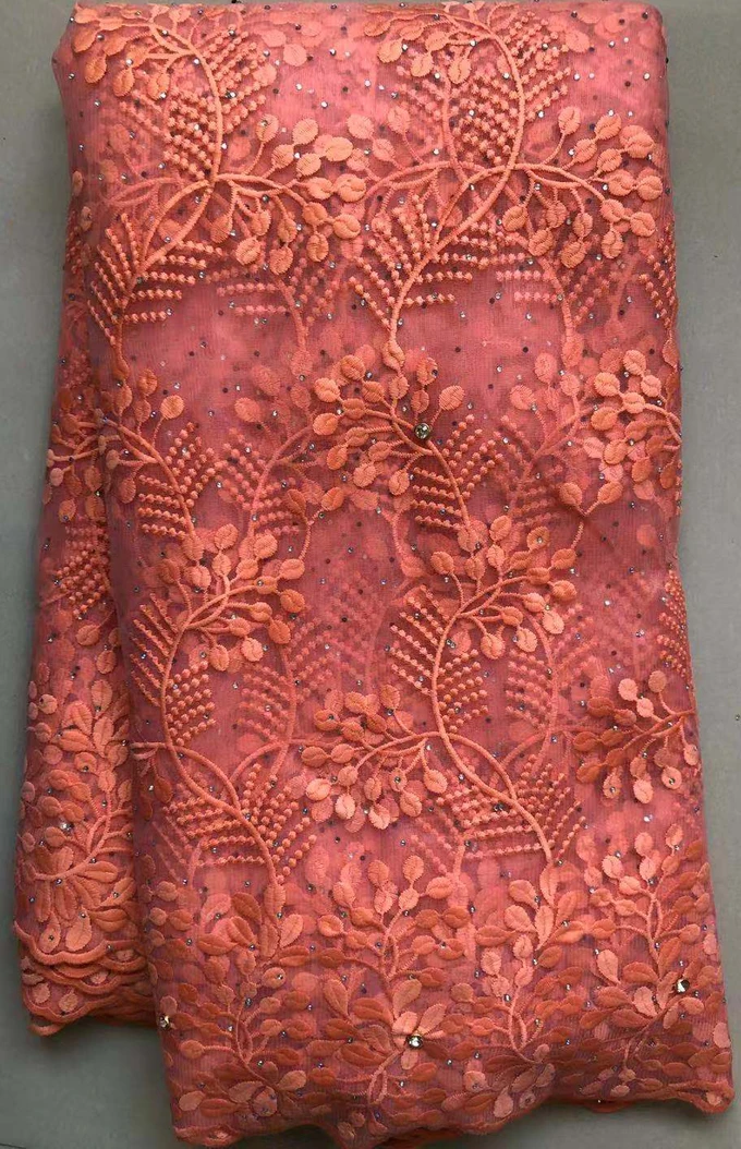 5 ярдов Высокое качество Африканский тюль французское кружево ткань 2020 Новое