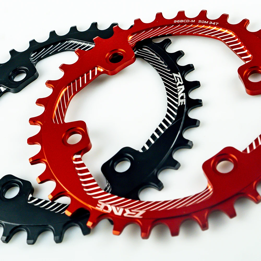 Звездочка цепная ZRACE AL7075 CNC MTB круглая звездочка Узкие Широкие зубья 104BCD 96BCD