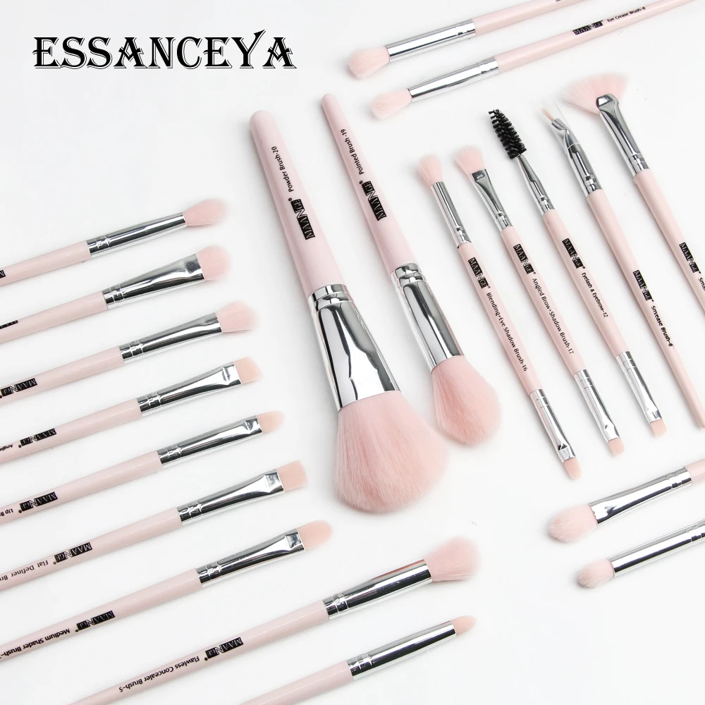 ESSANCEYA 20 шт. Профессиональный набор кистей для макияжа Пудра основа макияж кисти