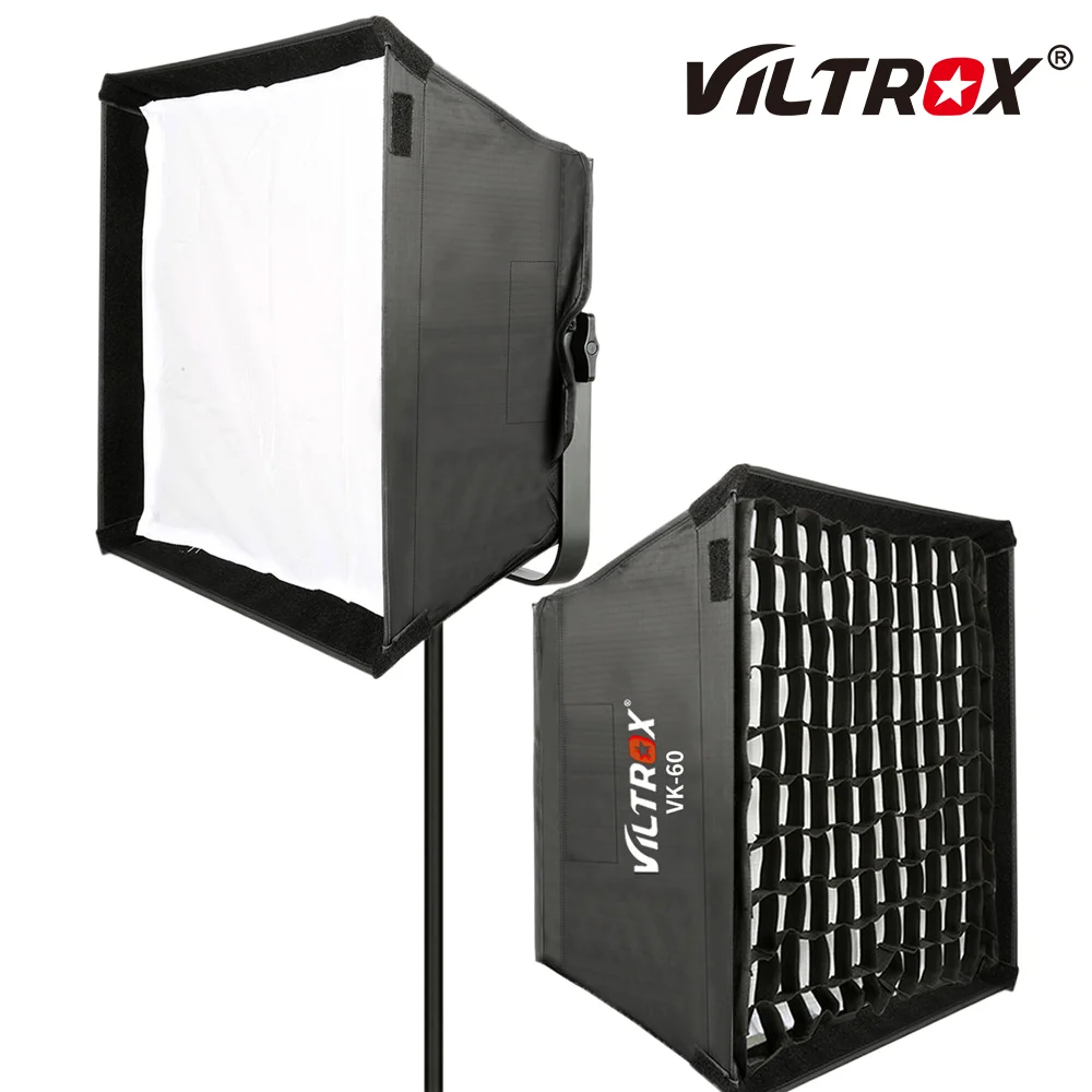 Viltrox VK-60 светодиодный софтбокс для фотосъемки светильник диффузор световые