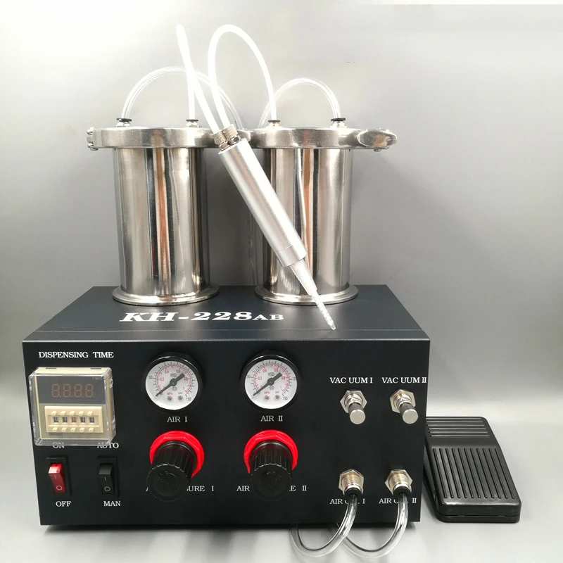 Автоматический двухжидкостный Дозирующий станок для эпоксидной смолы AB клей с