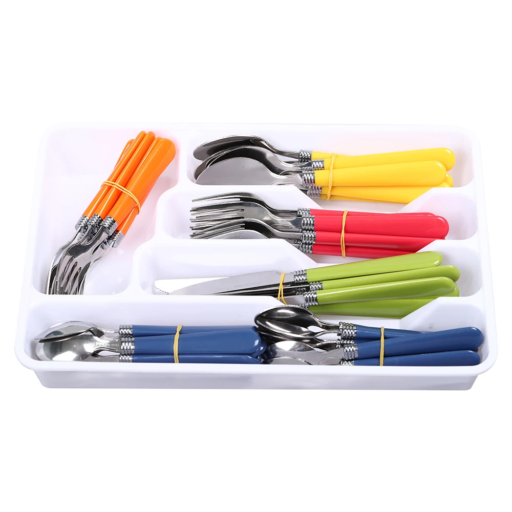 48 шт./компл. Ножи-вилки из нержавеющей стали столовые приборы десерты фрукты чай