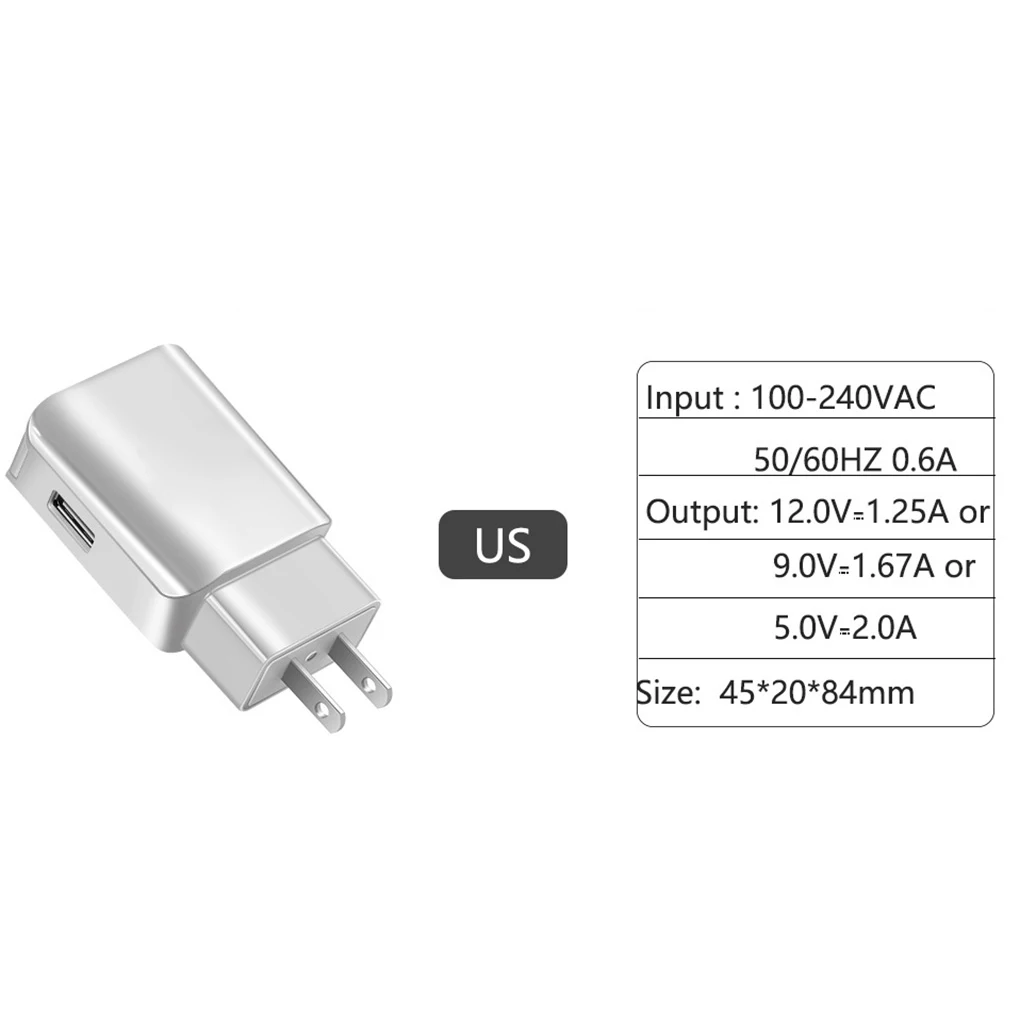 5V 2A EU/US вилка USB быстрое зарядное устройство для IPhone samsung Xiaomi huawei LG Android дорожное