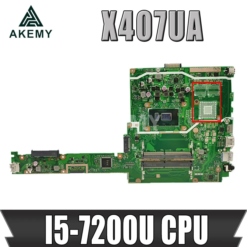 Verkauf X407UA Motherboard FÜR ASUS X407UA X407UB X407U A407U Laotop Mainboard Motherboard W/ I5-7200U CPU GM