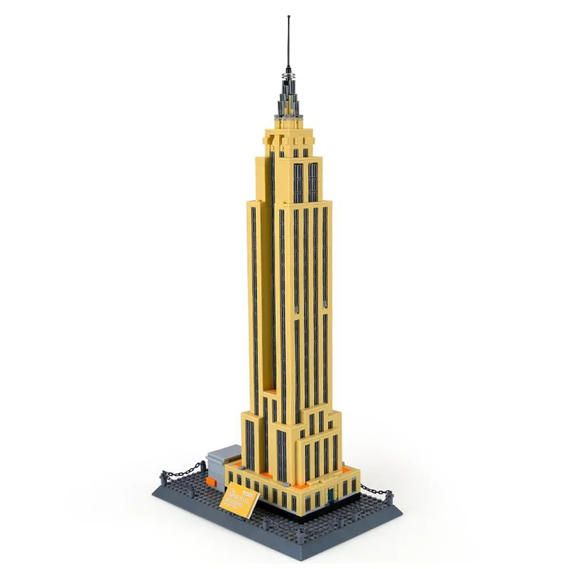 

WANGE 5212 Building Blocks World Famous Architecture Series Empire State building of NewYork Funny Christmas Toys for Children