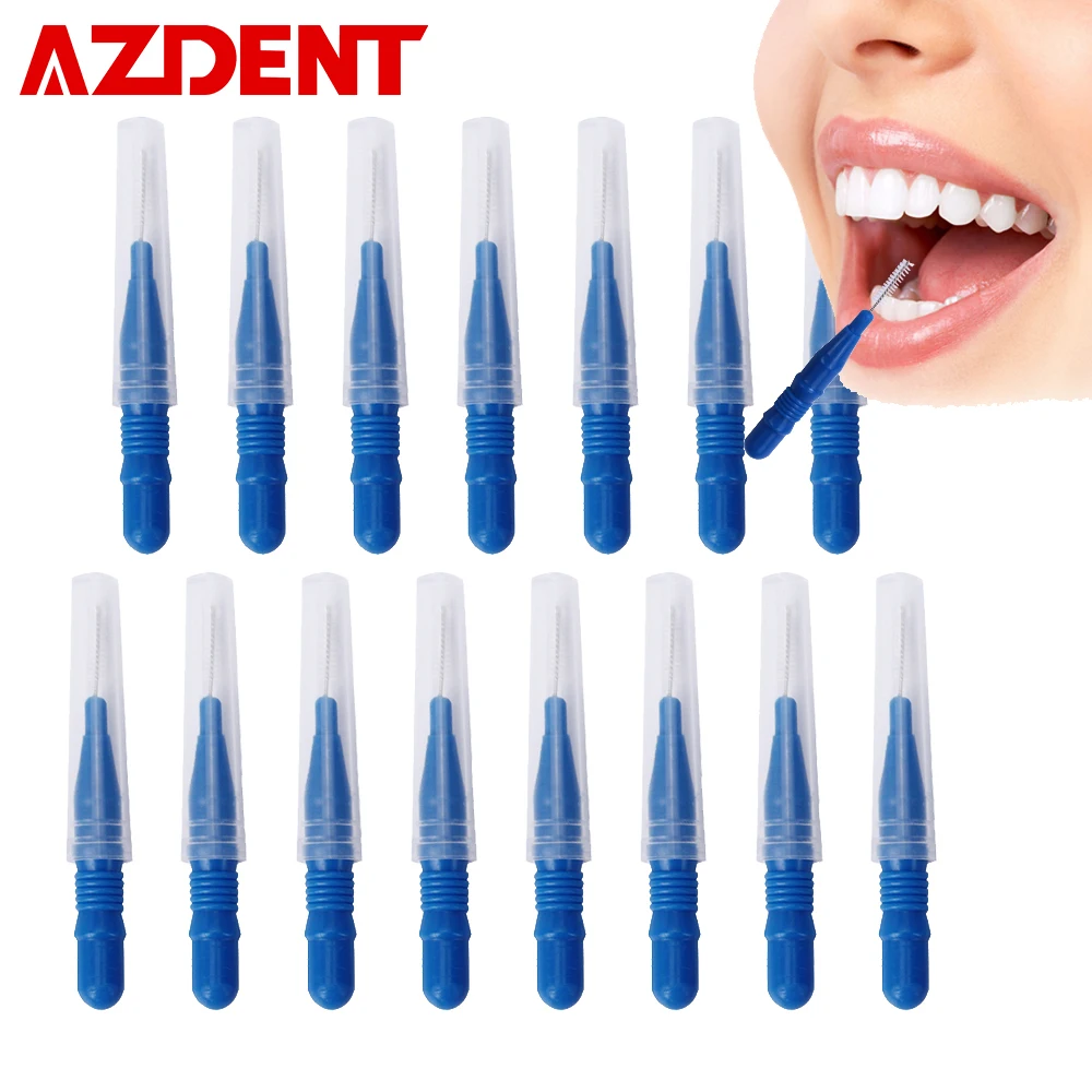 Горячая 25 шт. Уход за полостью рта межзубная щетка с ортодонтической проволокой