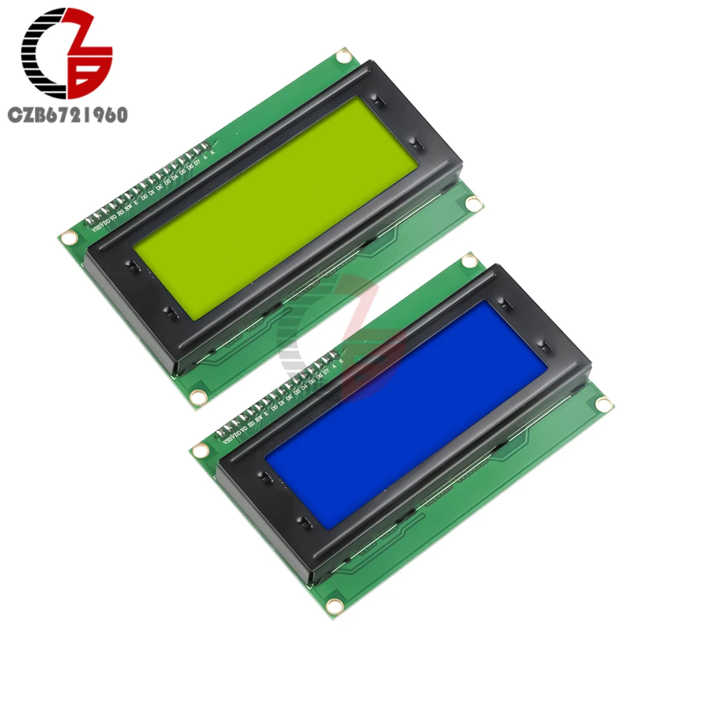 5В 2004 I2C IIC TWI последовательный интерфейс SPI 20X4 символьный ЖК дисплей с синей Желтой