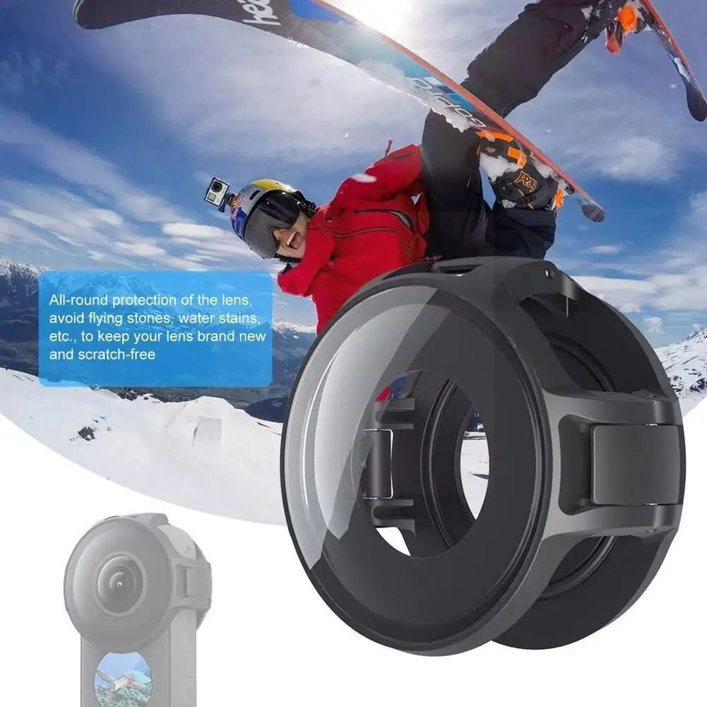 

Защита для панорамного объектива Insta360 One X2, 10 м, крышка для экрана камеры, аксессуары для объектива, Полная водонепроницаемость C K0r0