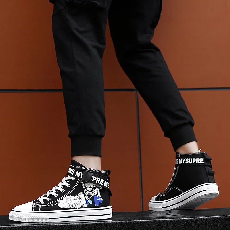 DHXH 2020 корейский тренд весенняя обувь Студенческая пара парусиновая Мужская