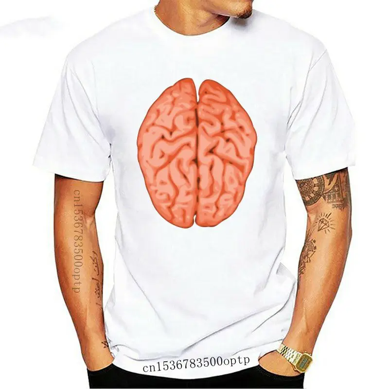 

brain t shirt men create Short Sleeve O Neck Leisure Famous fashion Spring Autumn Natural tshirt