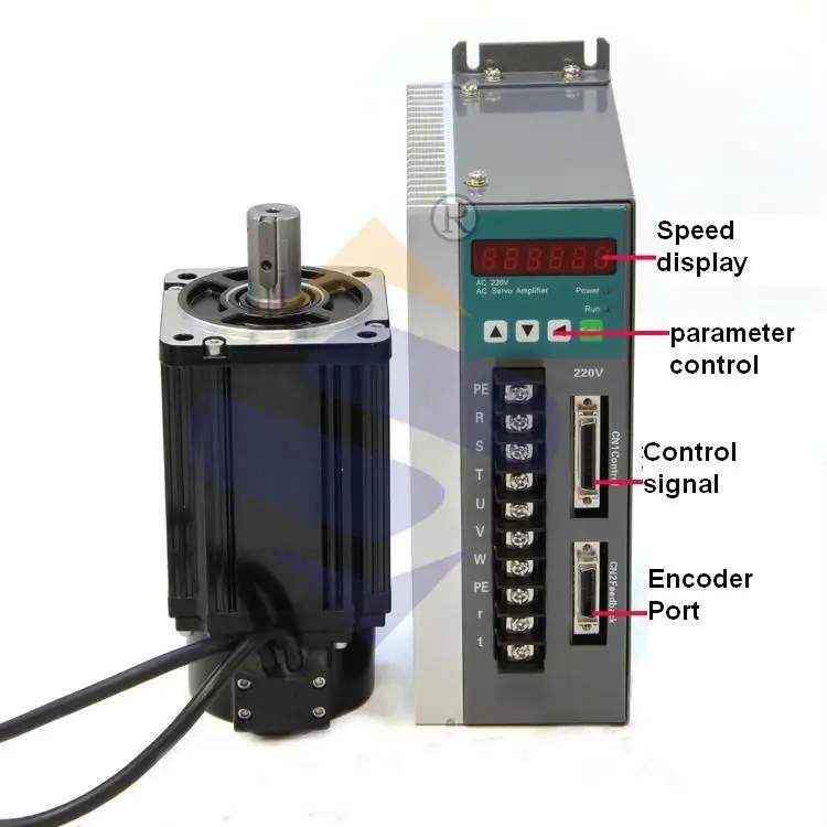 1.8KW серводвигатель переменного тока набор 6N. M 110ST-M06030 высокоскоростной серводвигатель 3000 об/мин