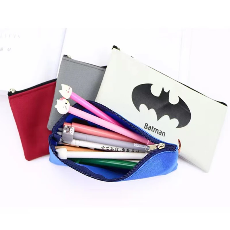 

Canvas Desk Organizer Pencil Case Stationery Kawii Kid Gift Pencilcase for School Office Supplies Accessories Pen Pencil Cases