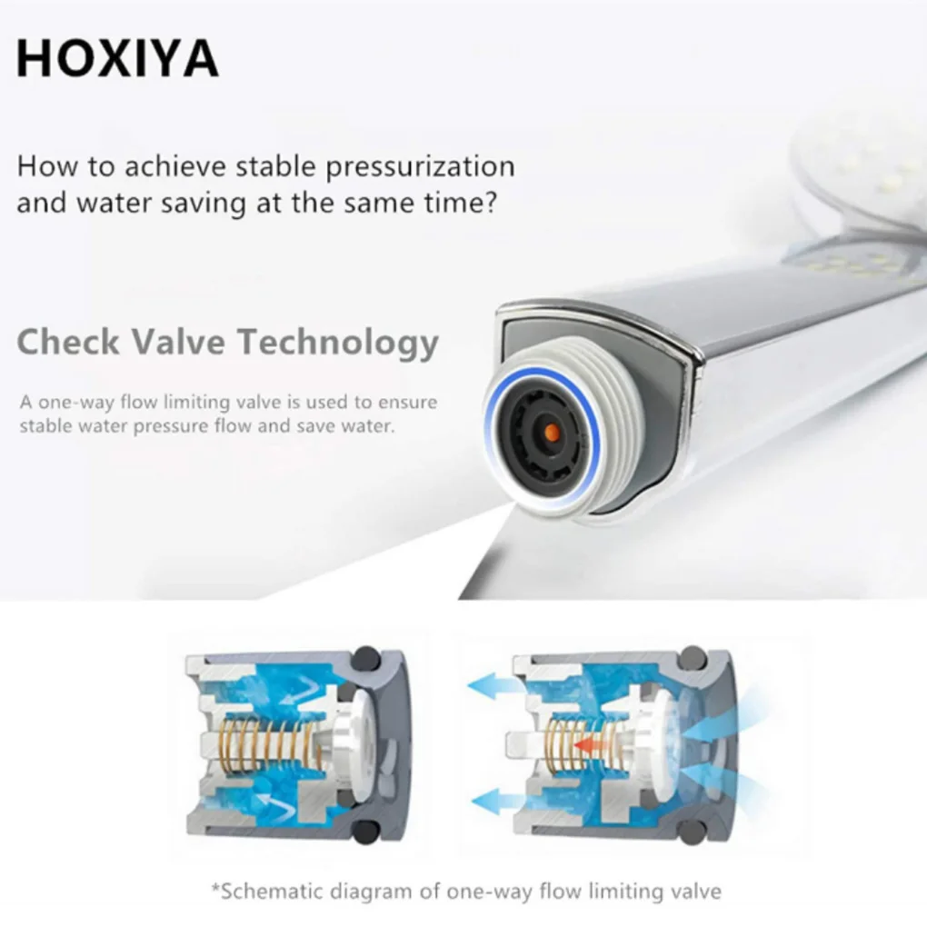 

Bath Shower Head Set High Pressure Adjustable Showerhead Filter For Water Handheld Stainless Steel Hose & Shower Holder Nozzle