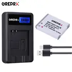 Аккумулятор 1300 мА  ч, NB-6L, NB-6LH, NB, 6L, зарядное устройство USB с ЖК-дисплеем для Canon 105IS, 200IS, 210IS, 300HS, 310HS, 85IS, 95IS, S90, S95, SX240HS, SX260HS